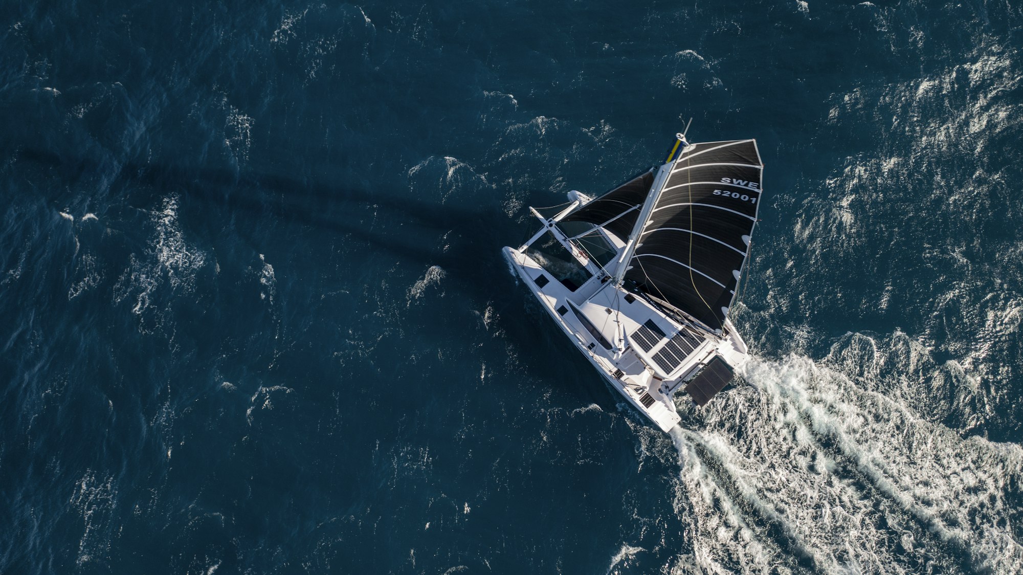 Catamaran airview